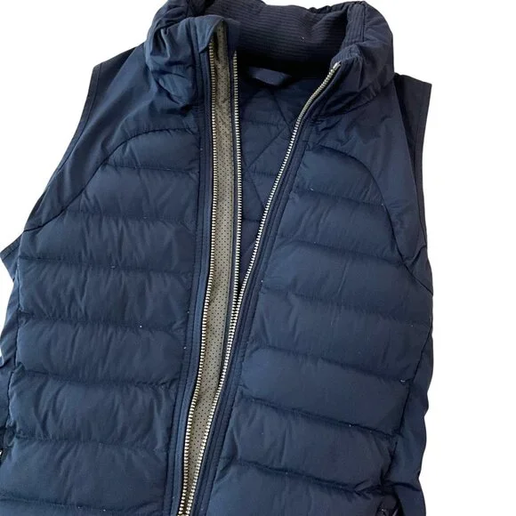 Lululemon Fluffed Up Vest Inkell Womens 4 Insulated Puffer Full Zip Running - Picture 7 of 11
